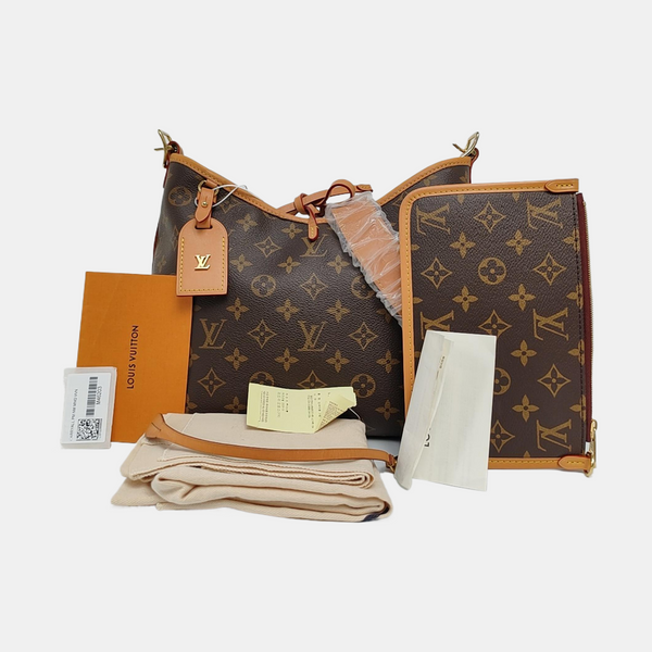 CARRYALL PM Monogram Coated Canvas Brown
