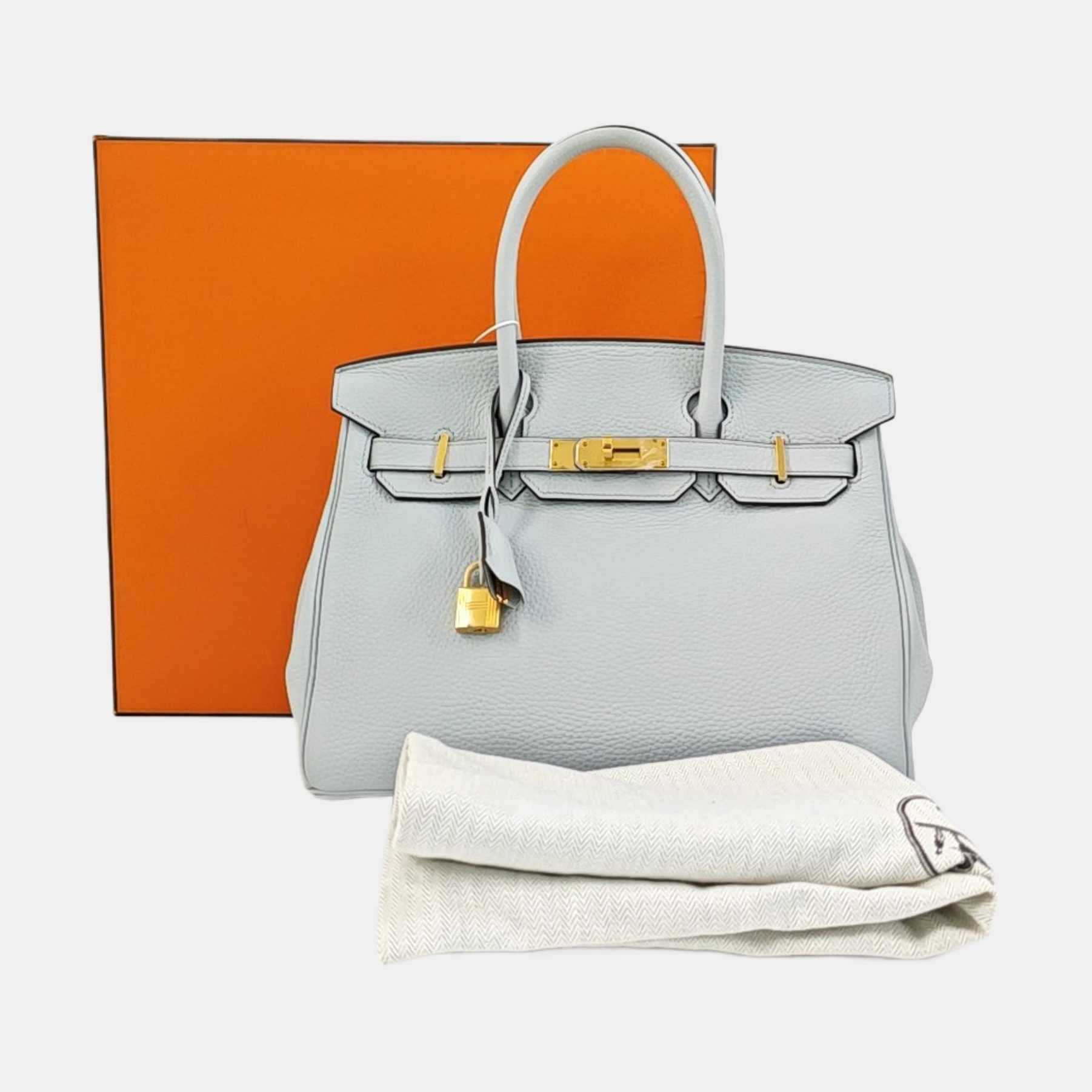 Birkin 30 Clemence Blue