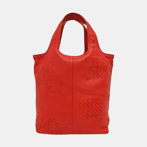Calfskin Tote Bag Red