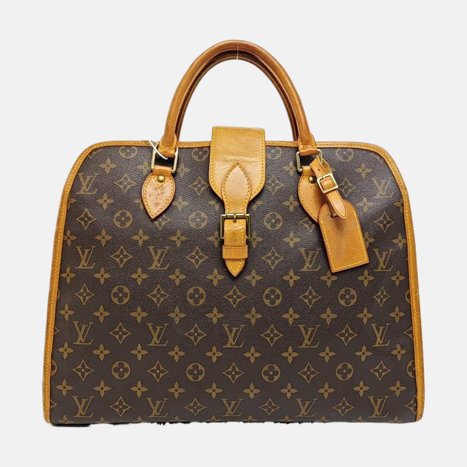 VINTAGE RIVOLI Monogram Coated Canvas Brown