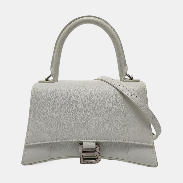 Hourglass S Calfskin White