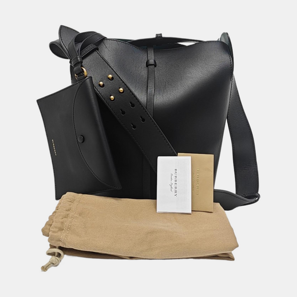 The Bucket Calfskin Black