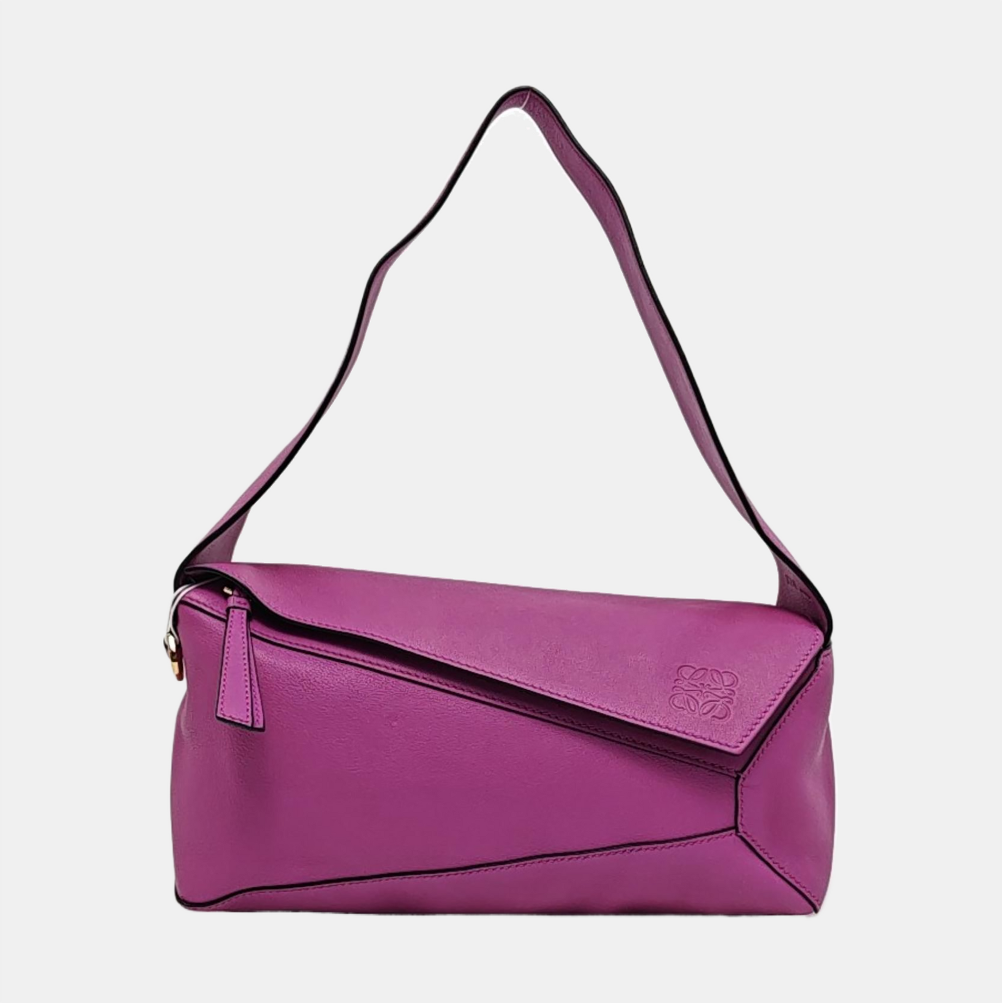 Authenticated pre-owned  Puzzle Hobo Calfskin Purple - Top Handle Bag at Looply