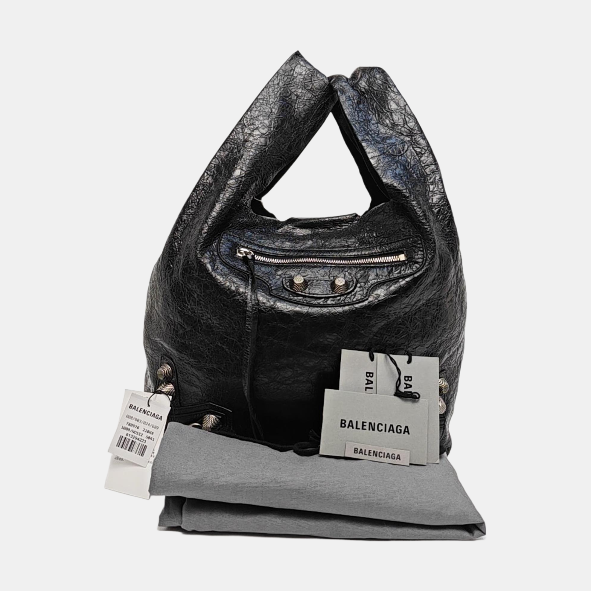 Le Cagole Lambskin Black