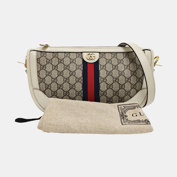 Ophidia Monogram Coated Canvas Beige