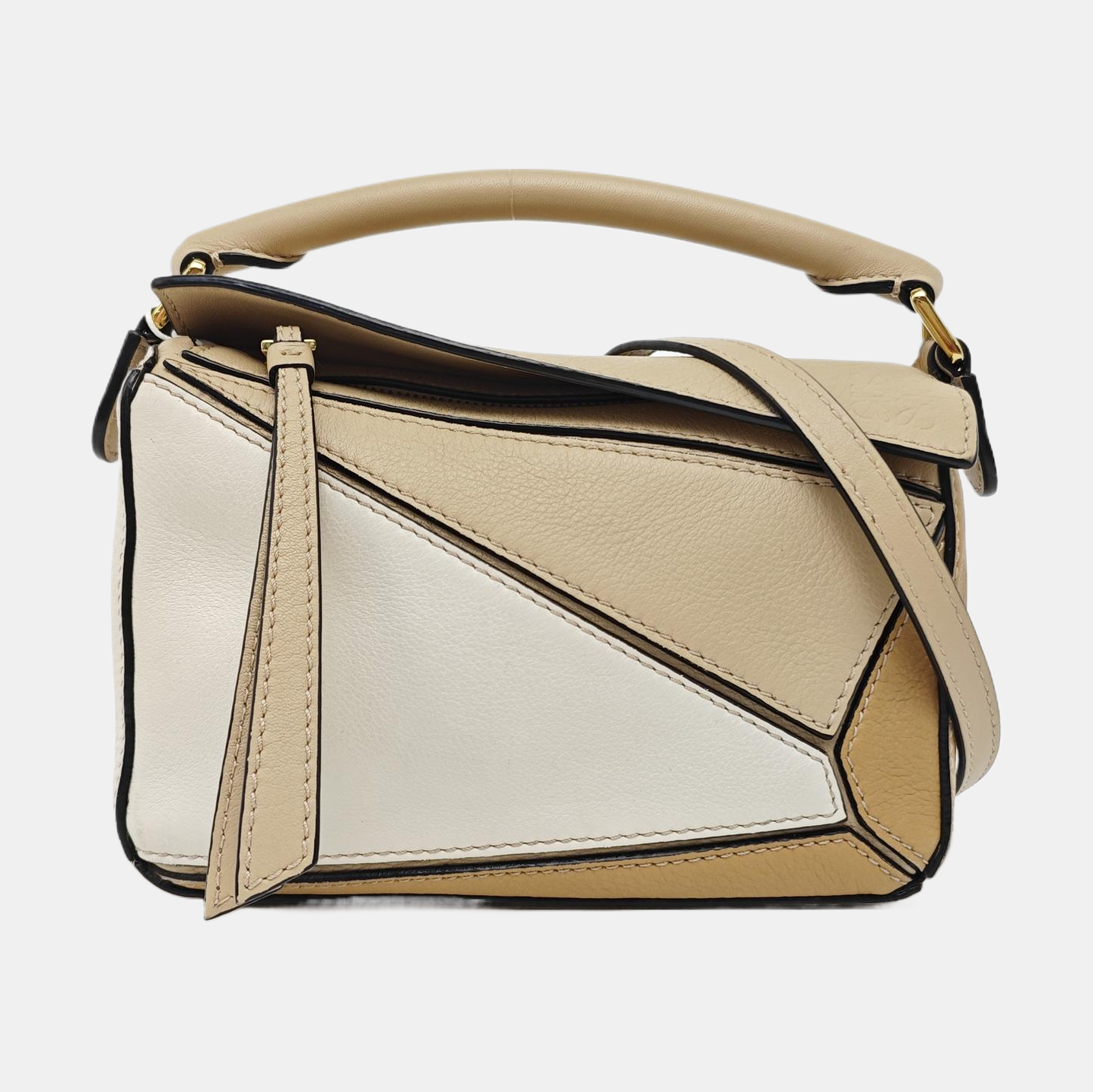 Puzzle Mini Calfskin Multicolor