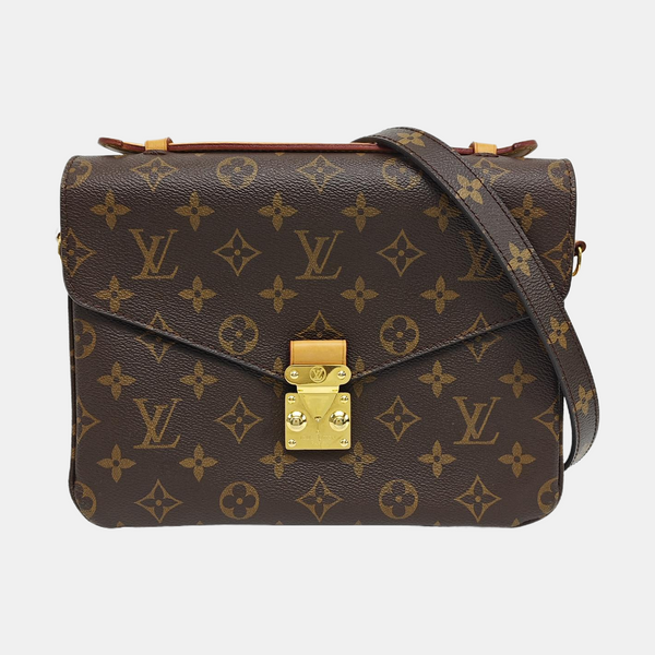 MÉTIS MM Monogram Coated Canvas Brown
