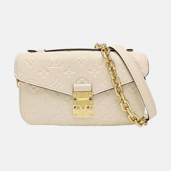 MÉTIS EAST WEST Monogram Calfskin Beige