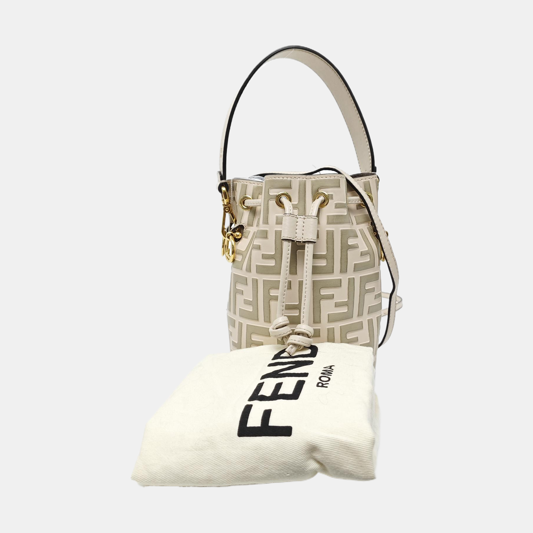 Mon Tresor Mini Calfskin Beige