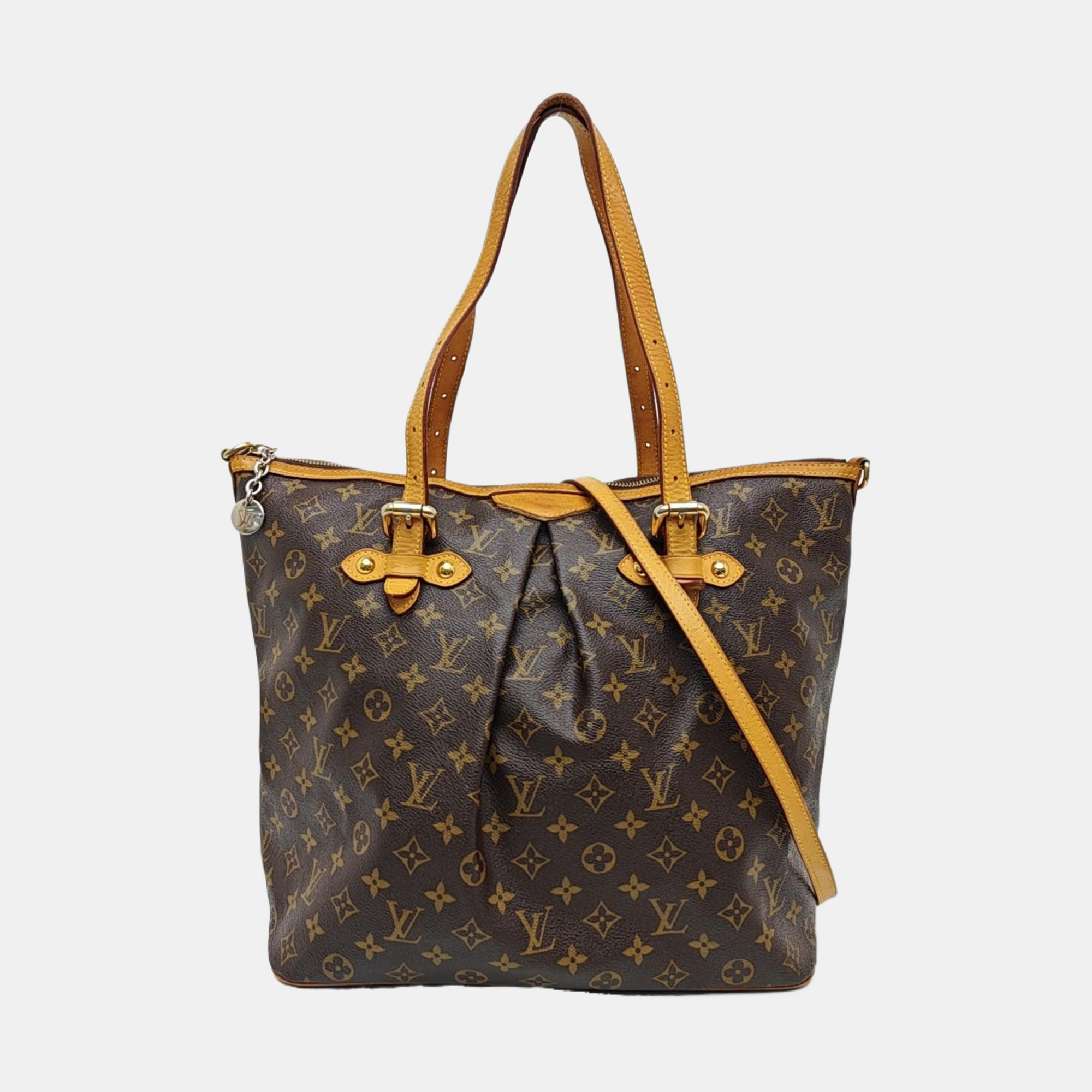 PALERMO GM Monogram Coated Canvas Brown