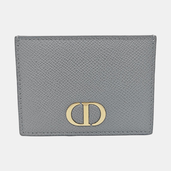 30 Montaigne Calfskin Gray Card Holder