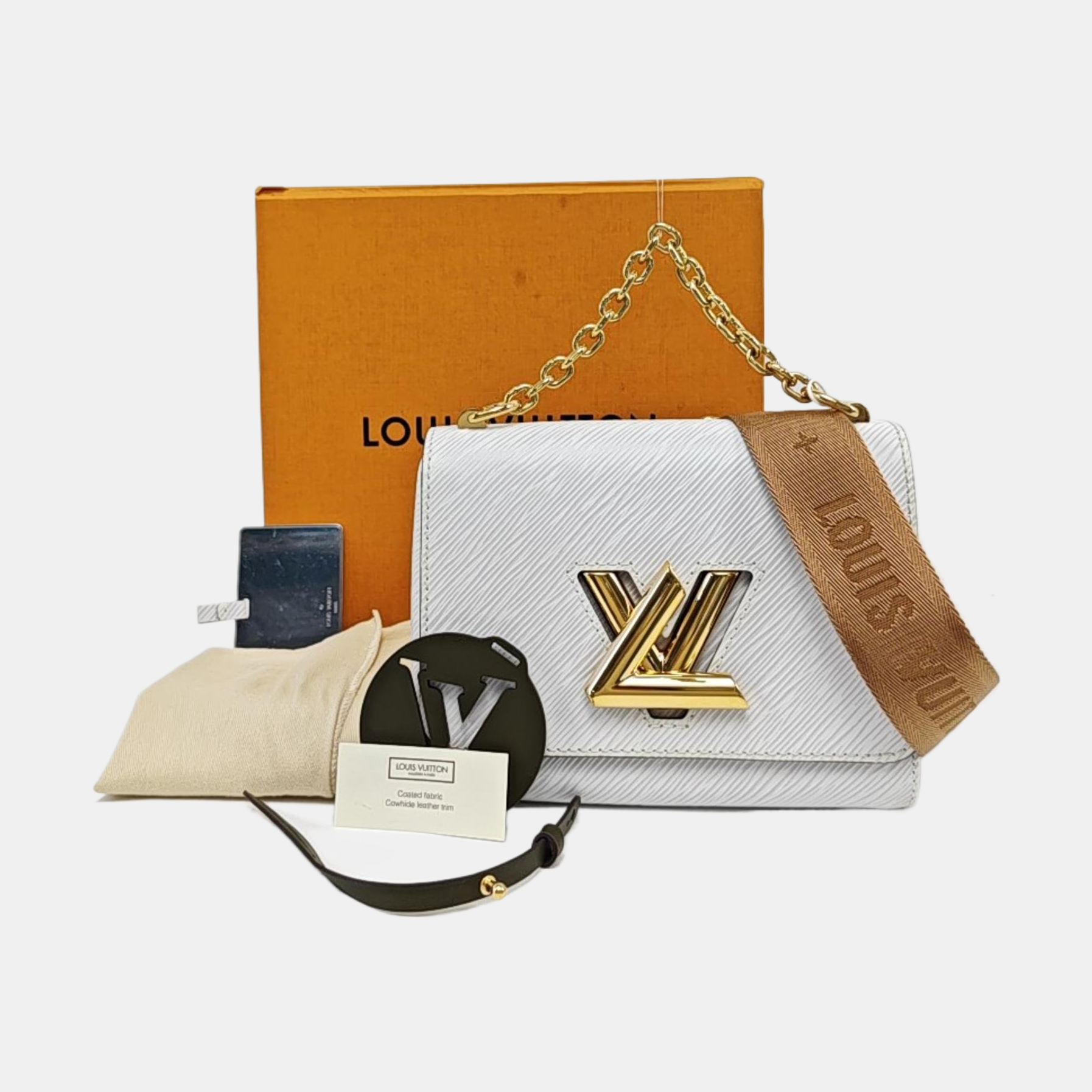 Authenticated pre-owned  TWIST PM Epi White - Shoulder Bag at Looply