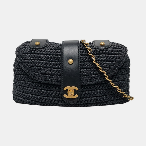 Special Material Shoulder Bag Black