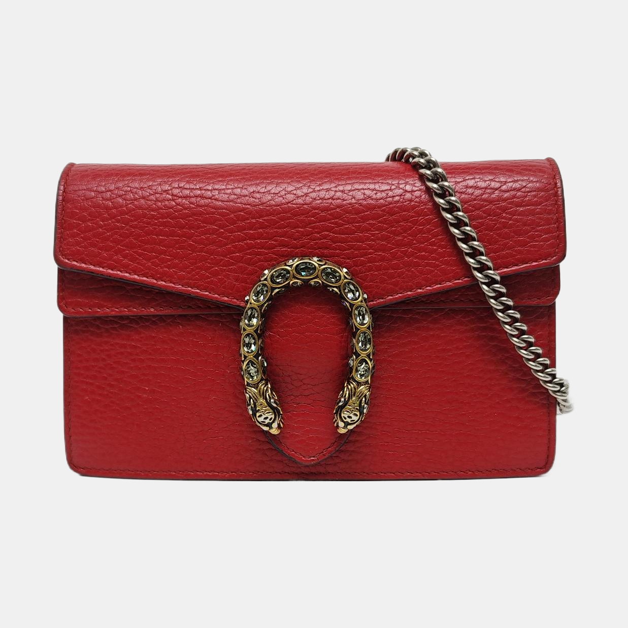 Dionysus Super Mini Calfskin Red