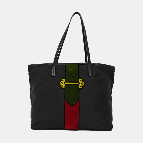 Nylon Tote Bag Black