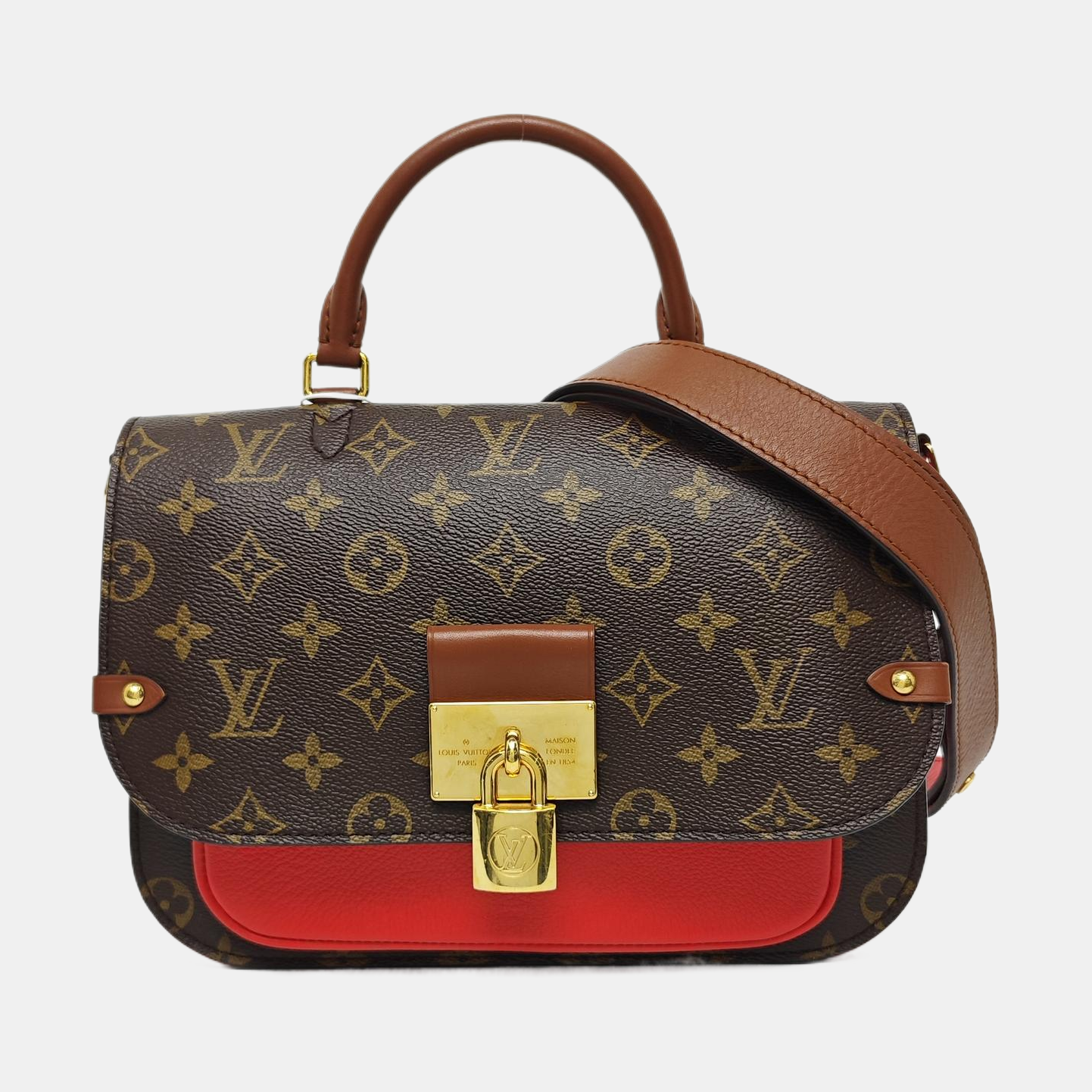 VAUGIRARD Monogram Coated Canvas Brown