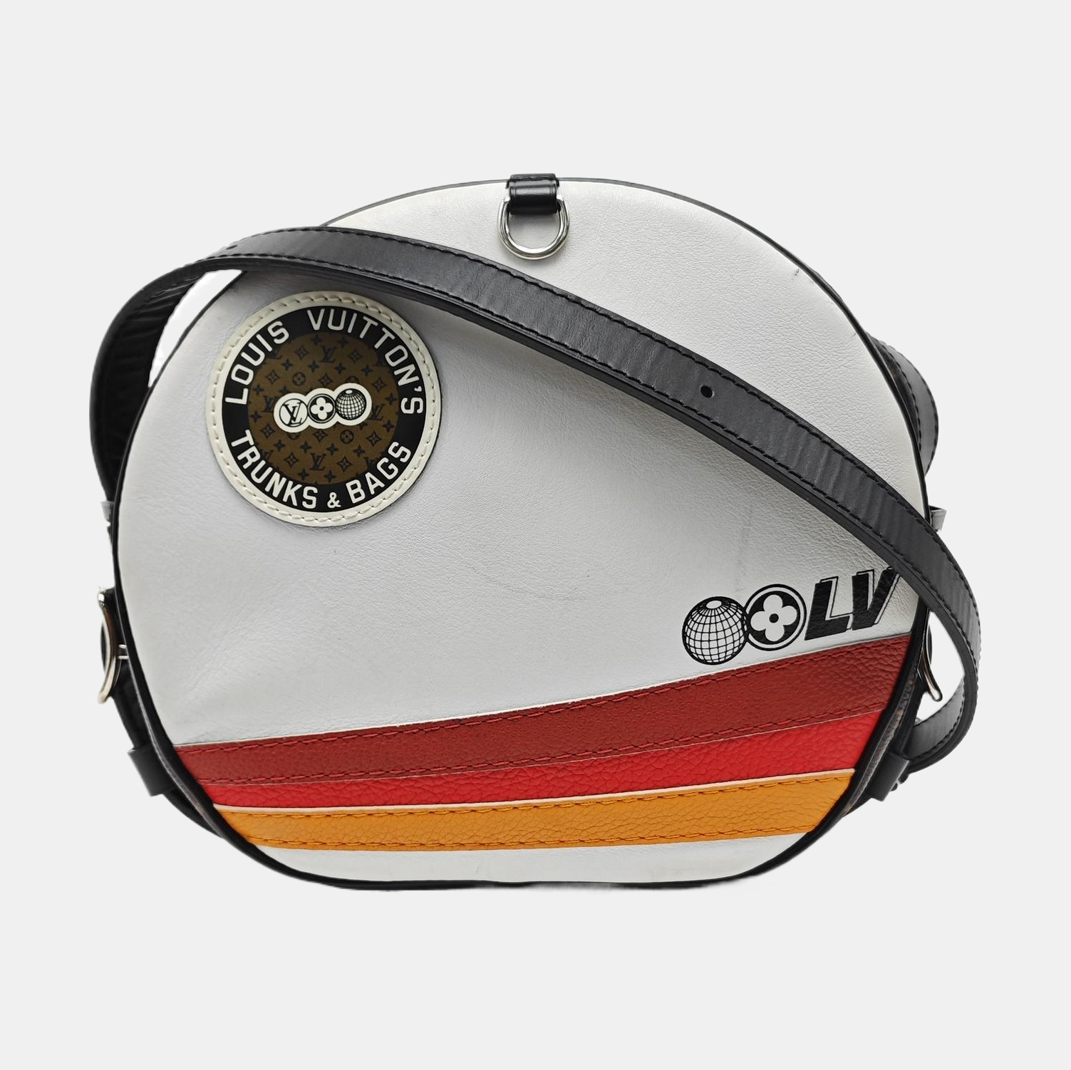 BOITE CHAPEAU Calfskin White