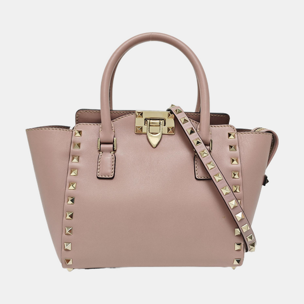 Rockstud Calfskin Pink
