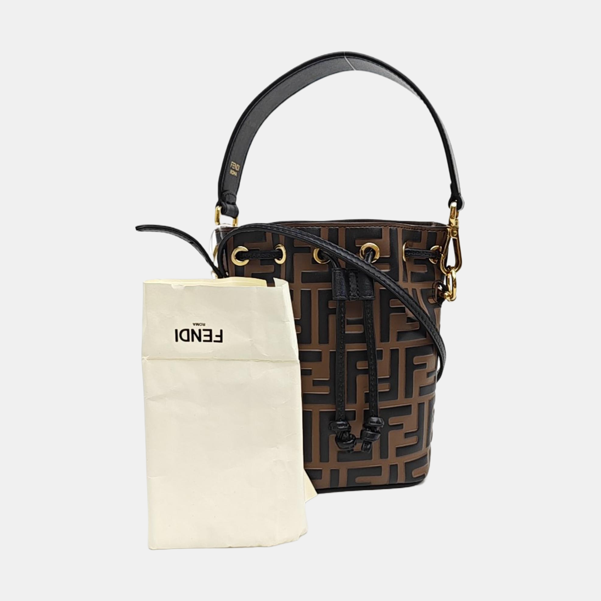 Mon Tresor Mini Monogram Calfskin Brown