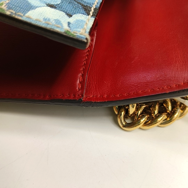 Padlock Small Monogram Coated Canvas Beige