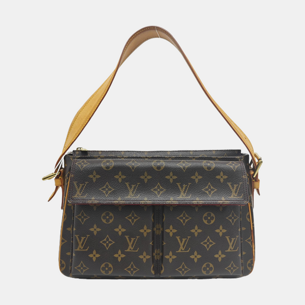 VIVA CITE Monogram Coated Canvas Brown