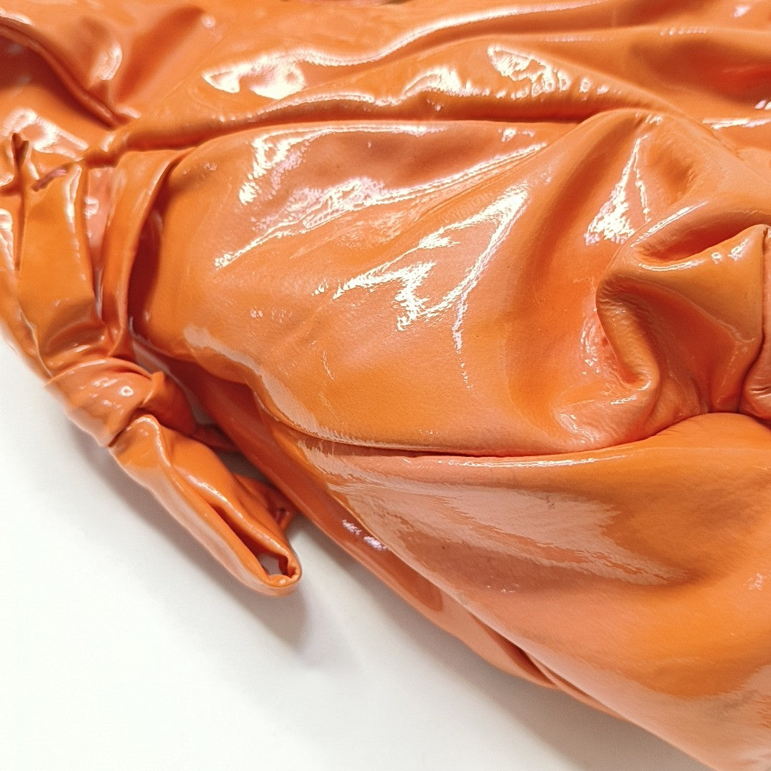 Calfskin Top Handle Bag Orange