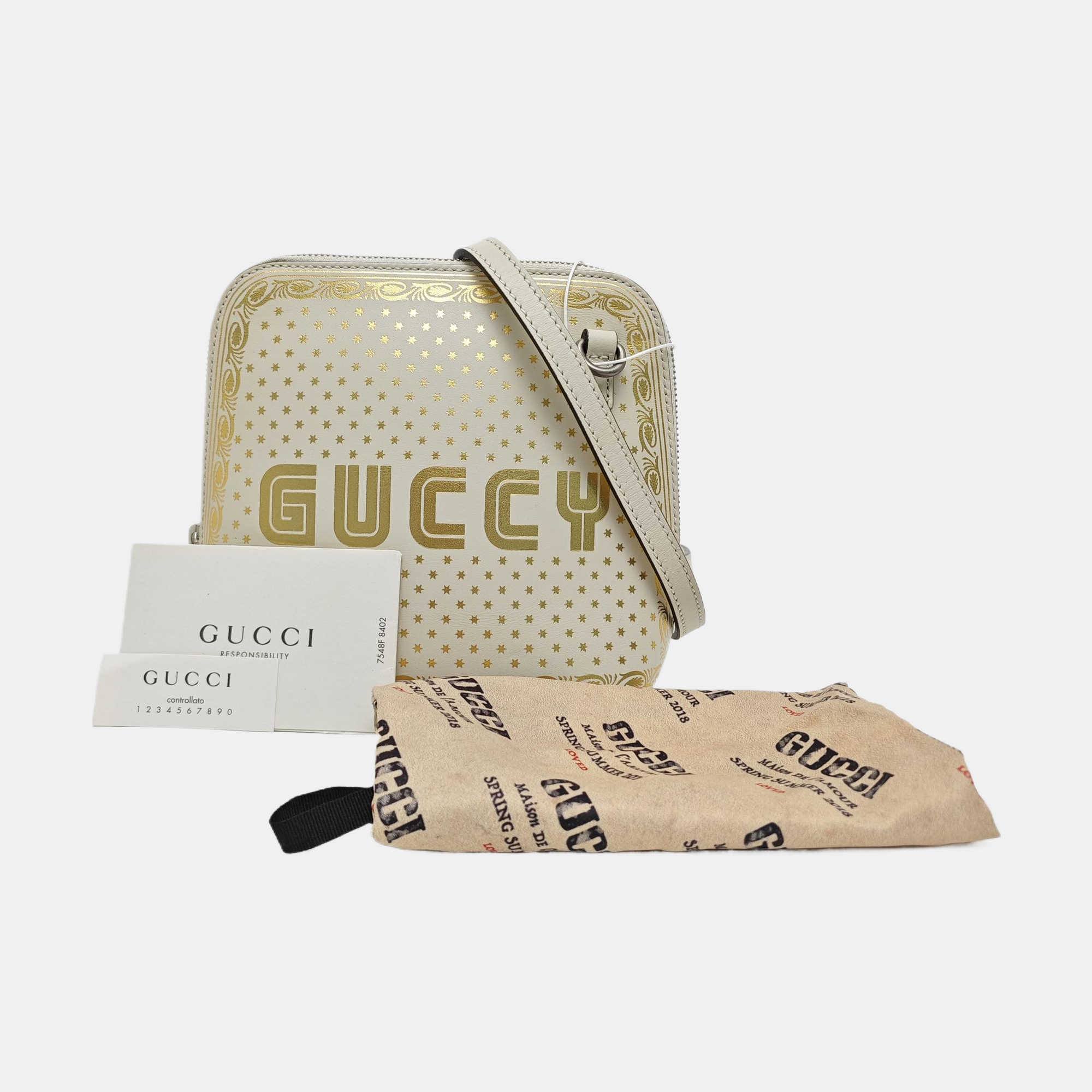 Gucci X Sega Mini Calfskin White