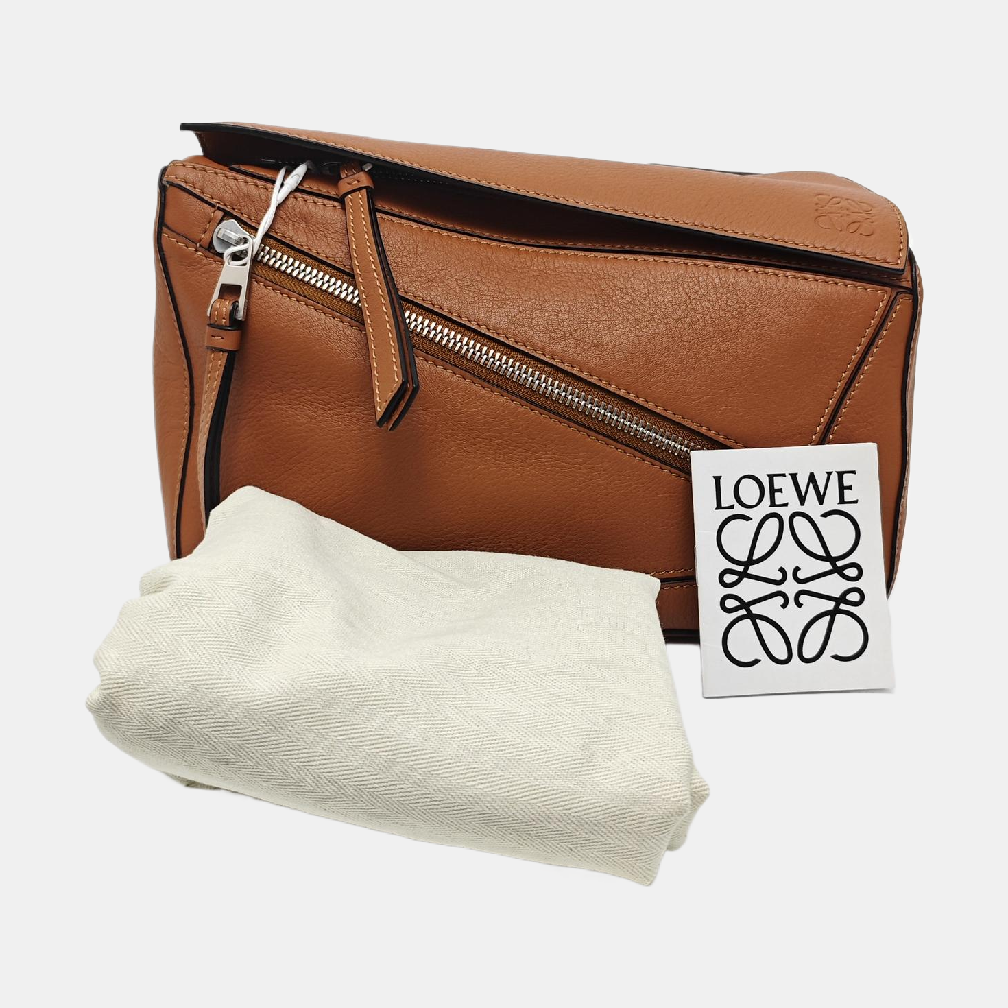 Puzzle Small Calfskin Brown