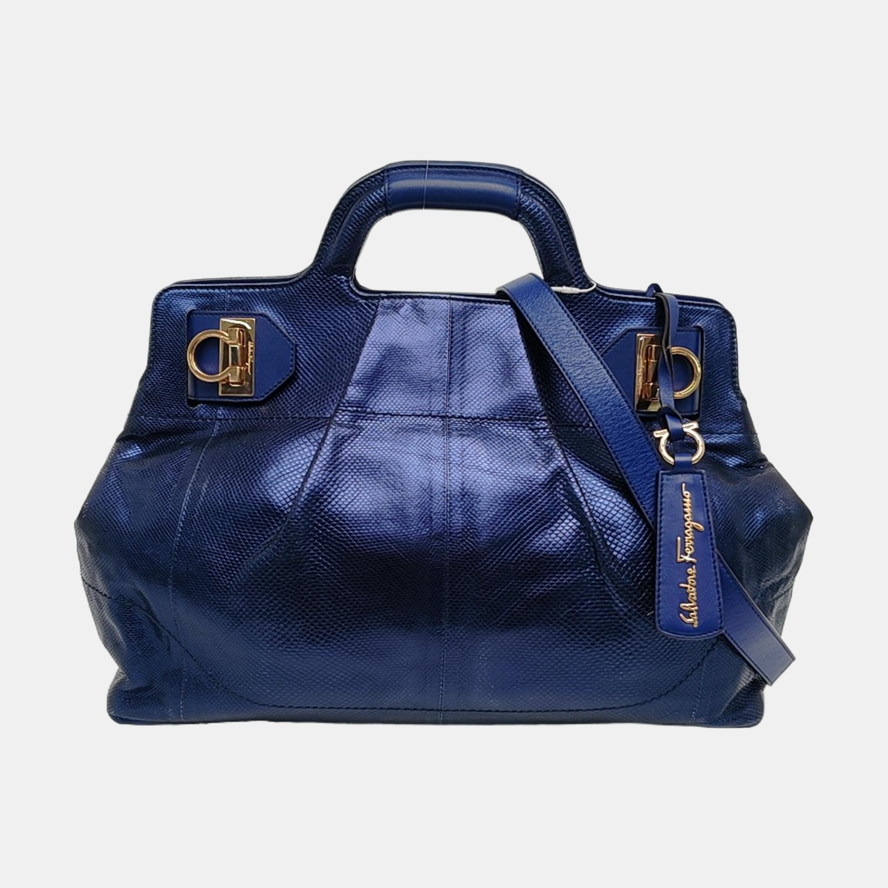 Gancio Calfskin Blue