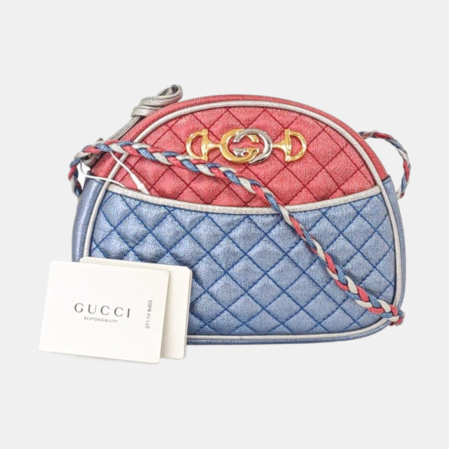 Zumi Mini Quilted Calfskin Multicolor