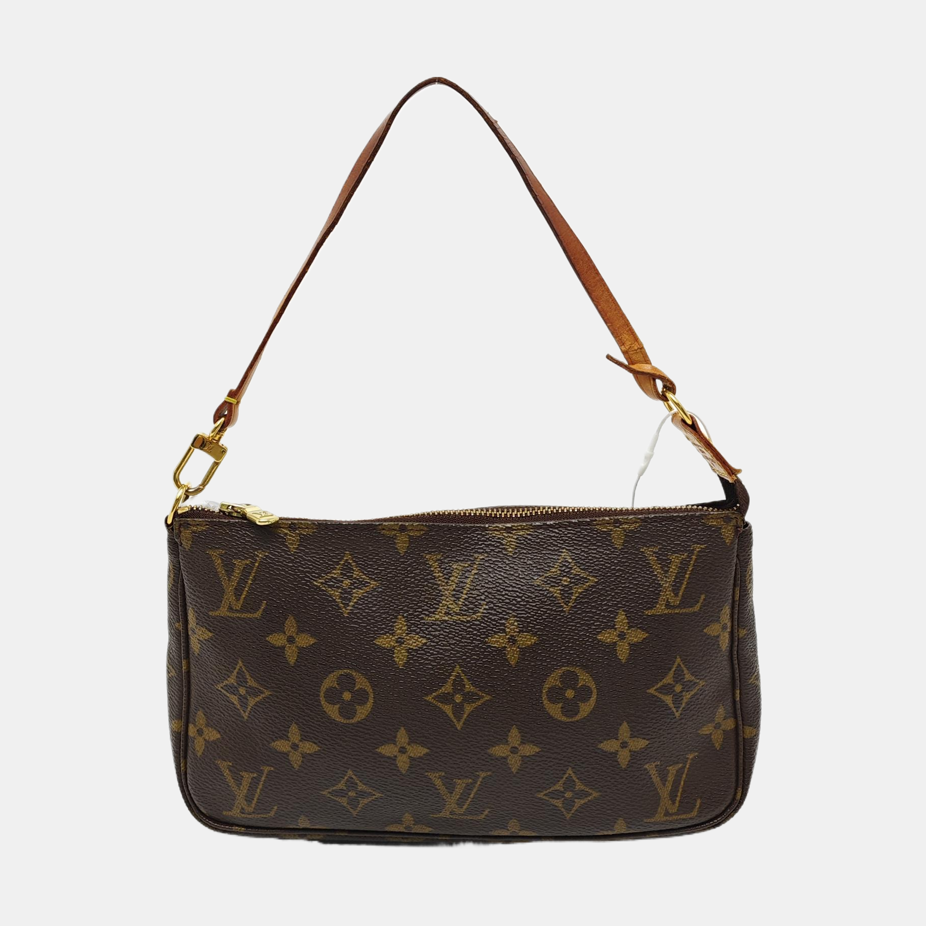 ACCESSOIRES Monogram Coated Canvas Brown