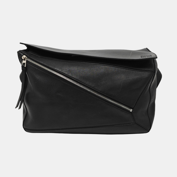 Puzzle Large Calfskin Black