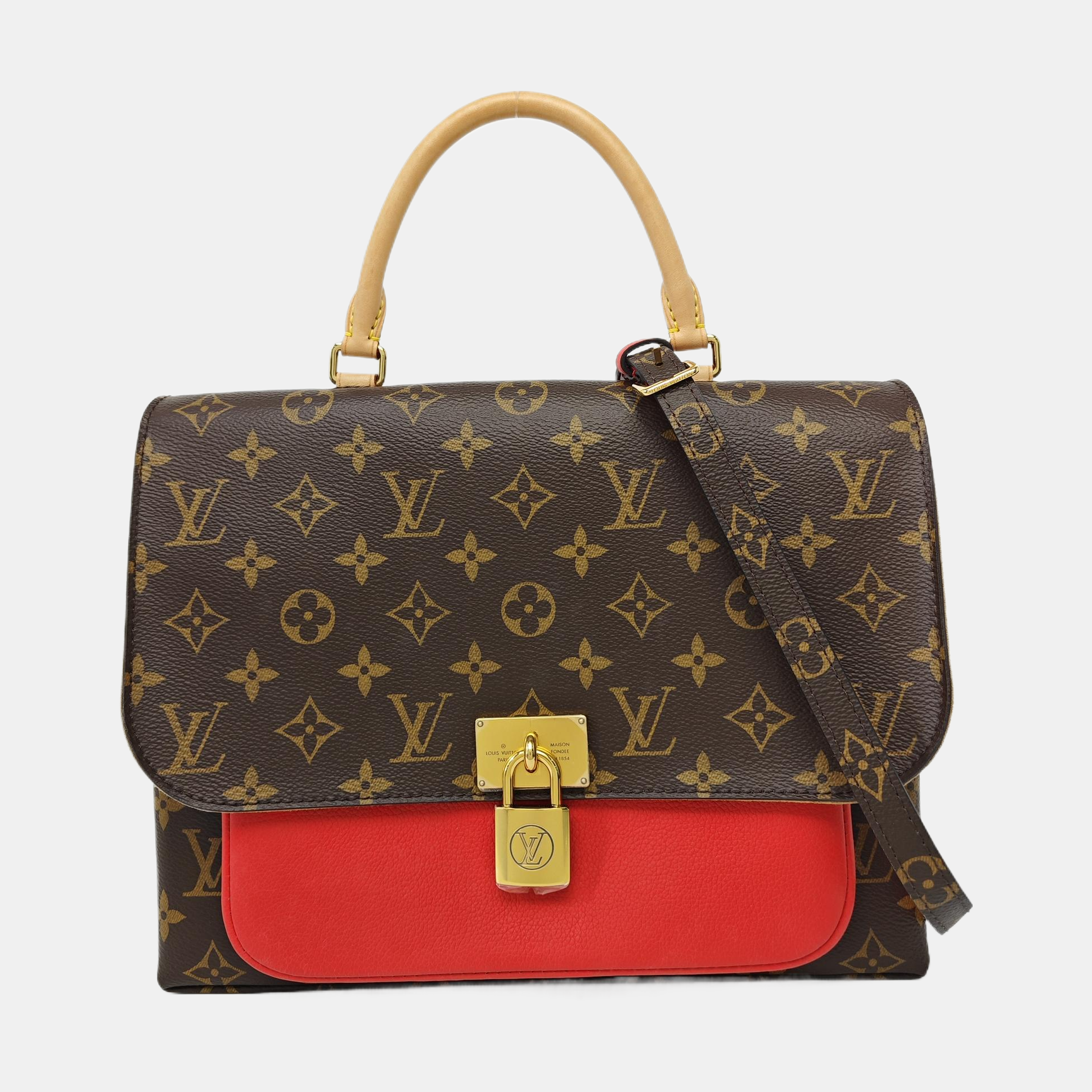 MARIGNAN Monogram Coated Canvas Brown