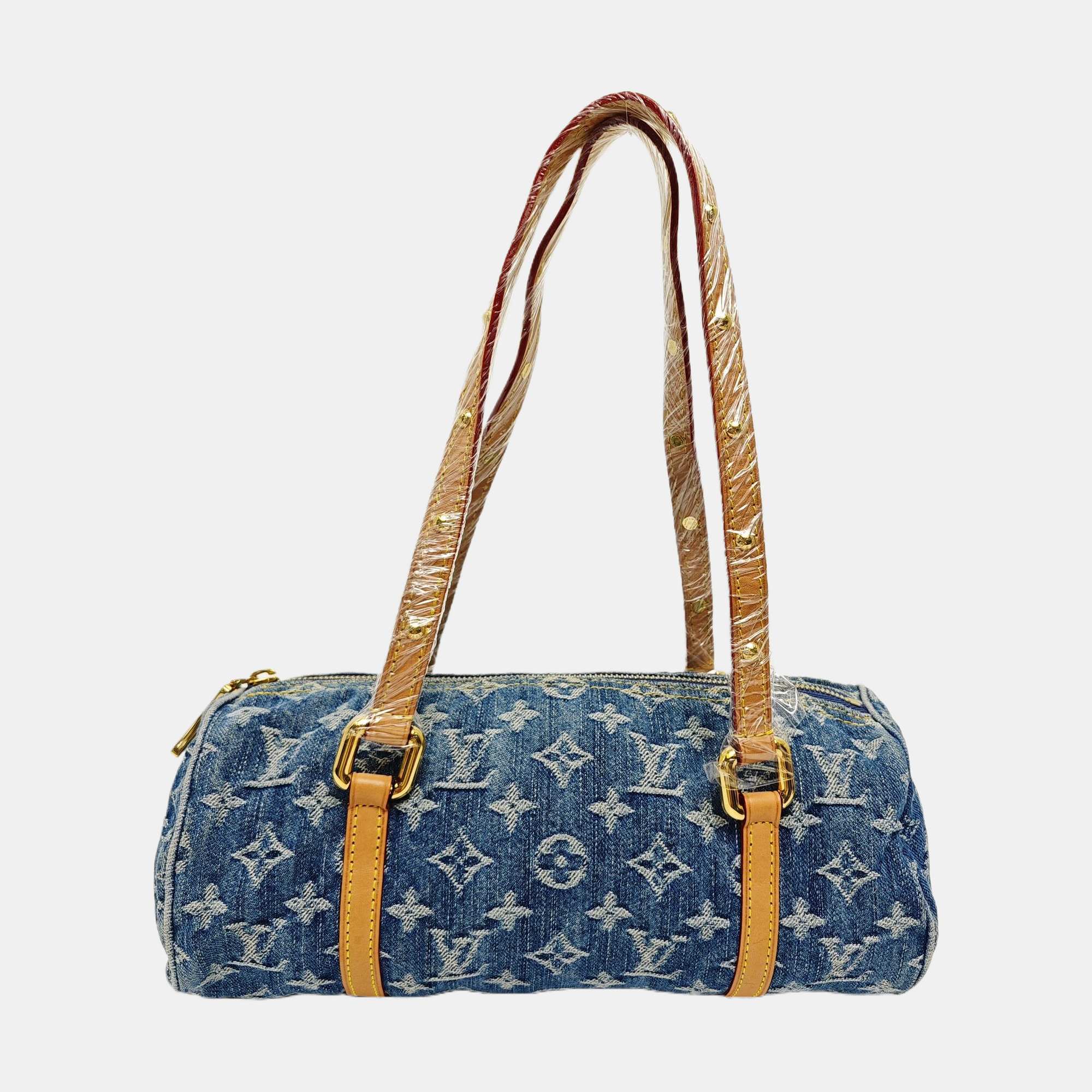 PAPILLON 26 Monogram Denim Blue