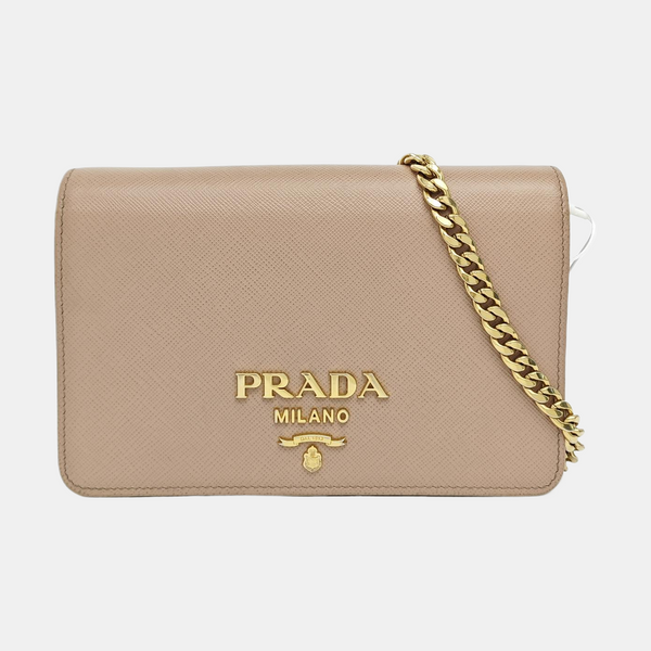 Calfskin Shoulder Bag Pink