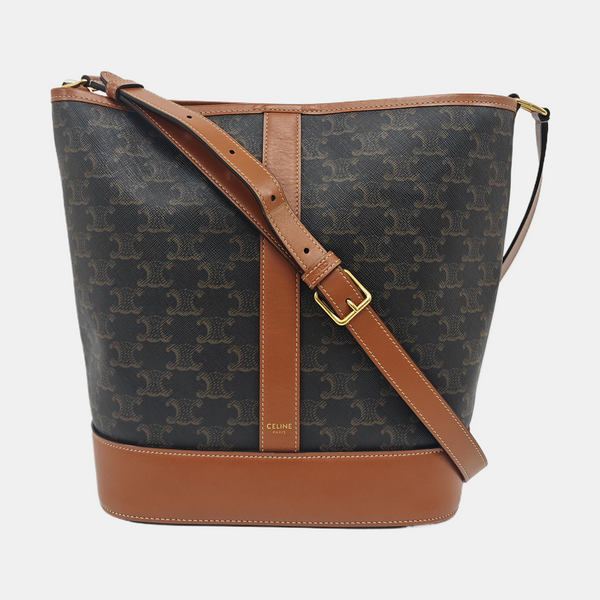 TRIOMPHE CANVAS Medium Coated Canvas Brown