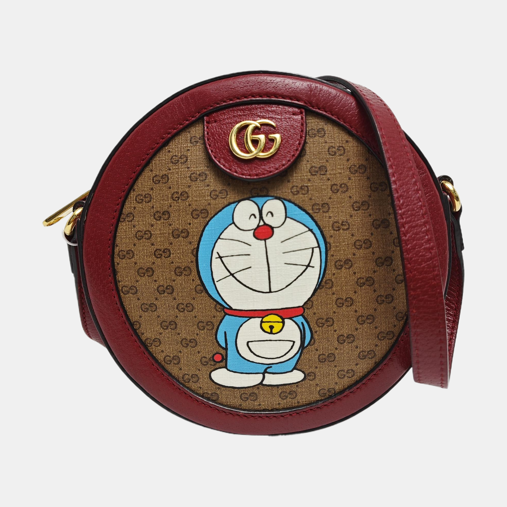 Doraemon X Gucci Monogram Coated Canvas Beige