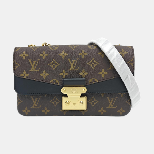 MARCEAU Monogram Coated Canvas Brown