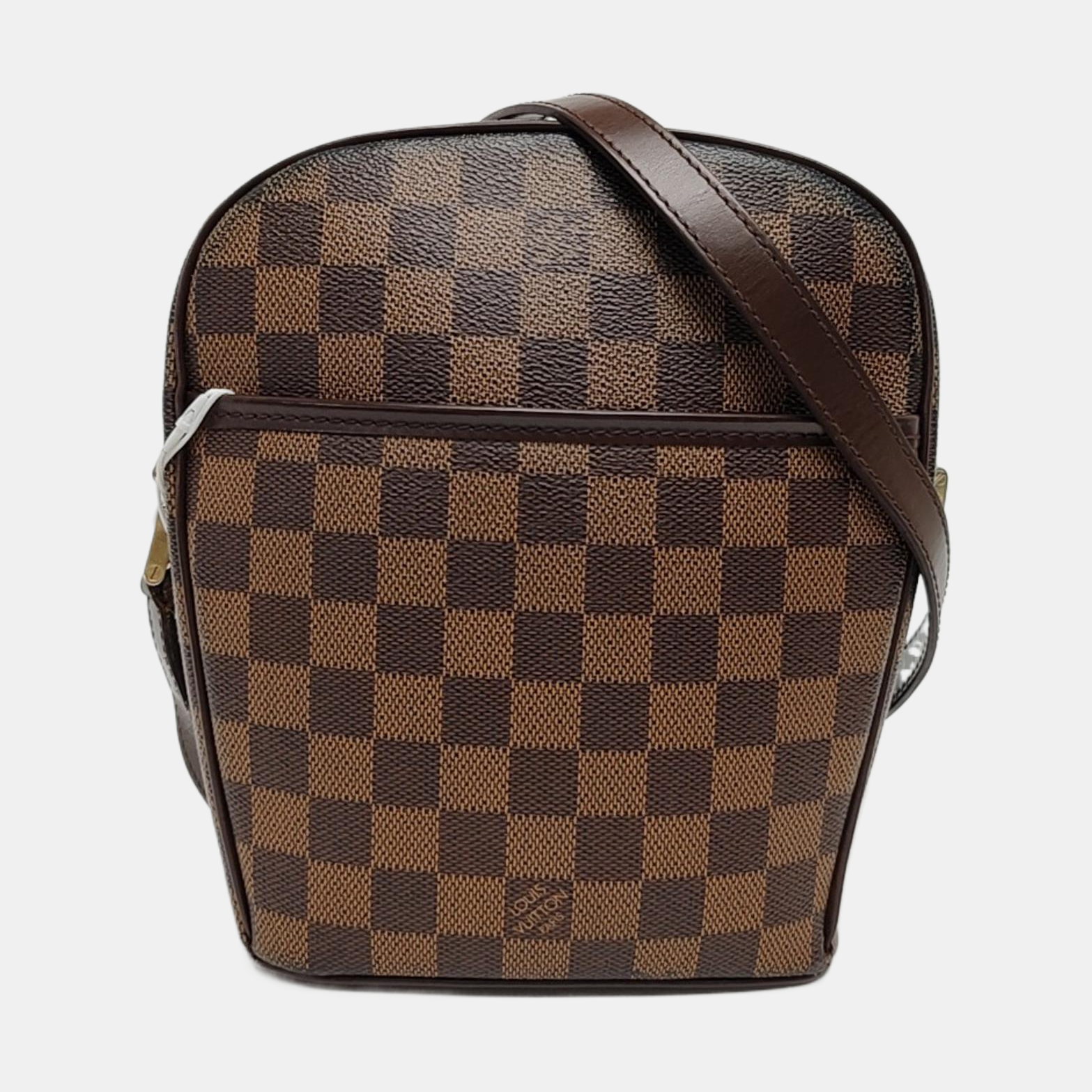 IPANEMA PM Damier Ebene Coated Canvas Brown
