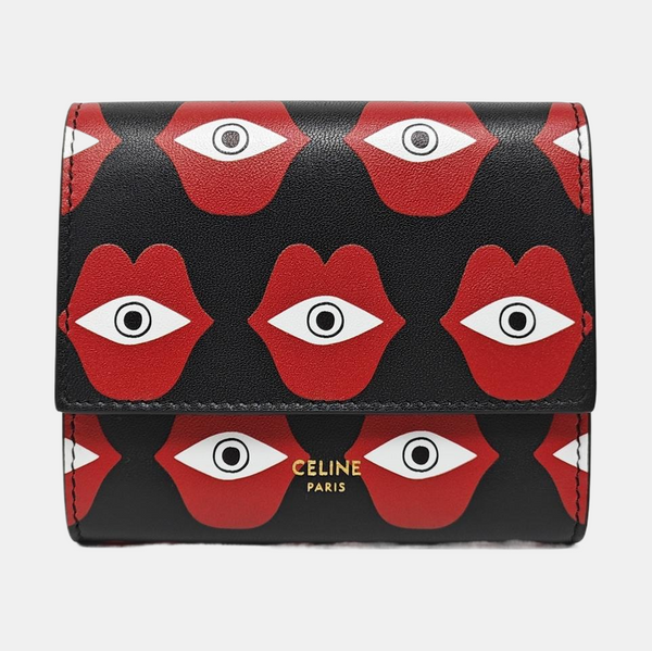 Calfskin Wallet Small Black
