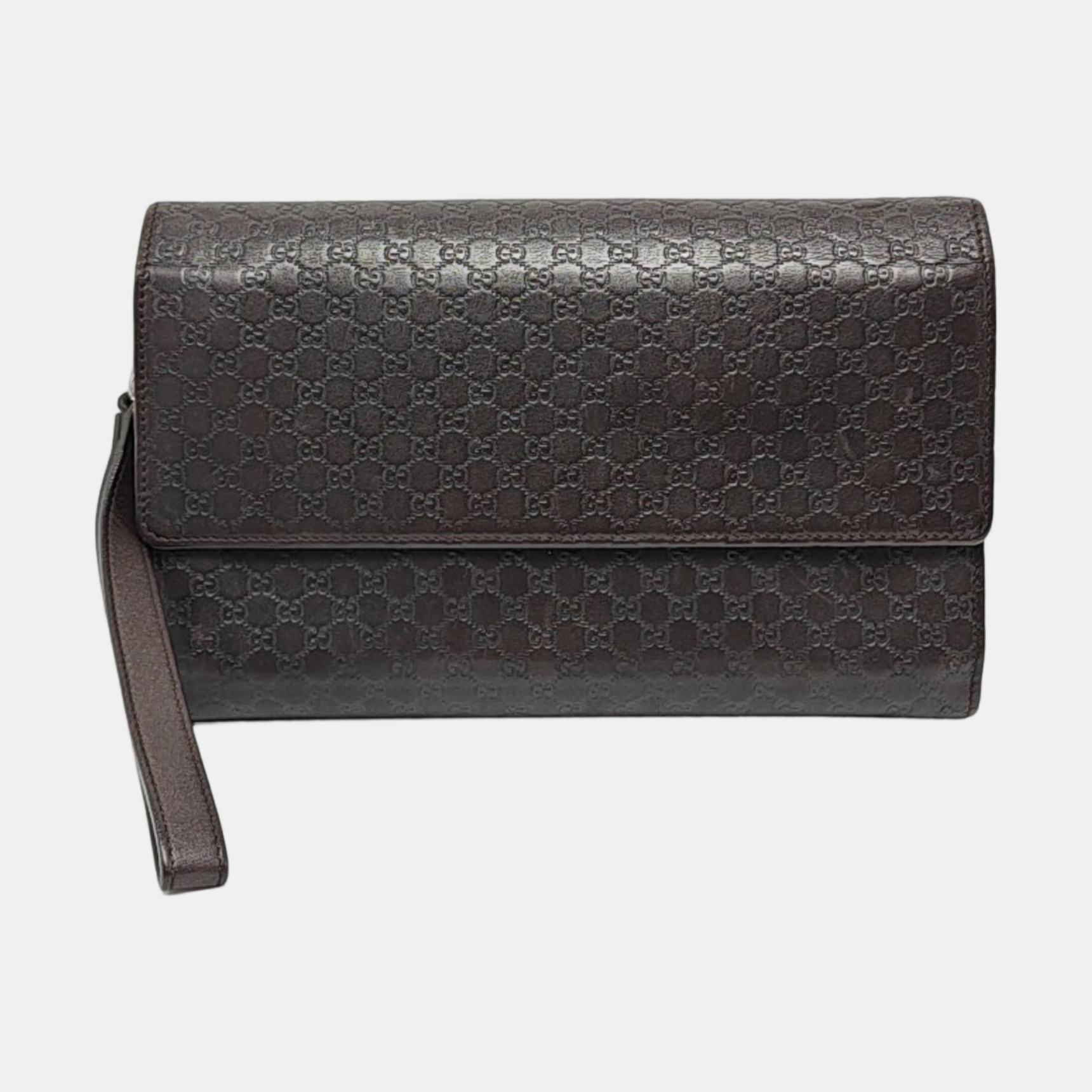 Ligne Shima Monogram Calfskin Brown