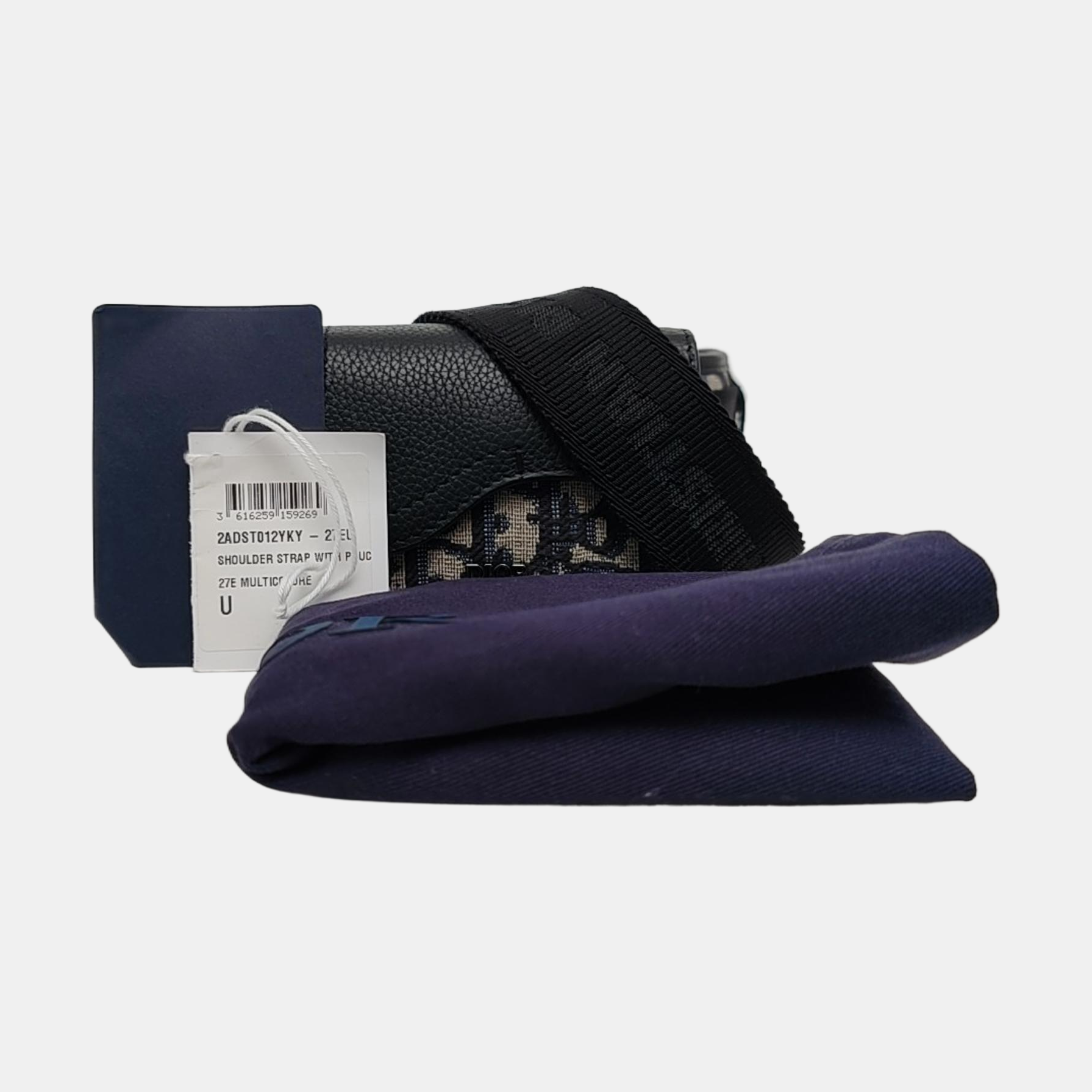 Oblique Calfskin Black