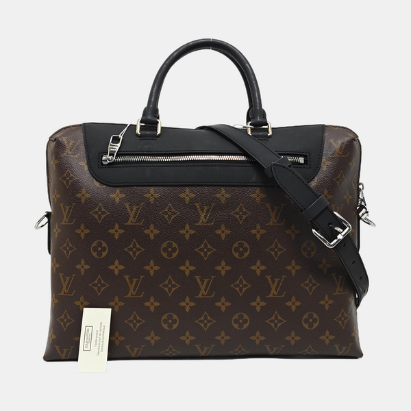 PORTE-DOCUMENTS Monogram Coated Canvas Brown
