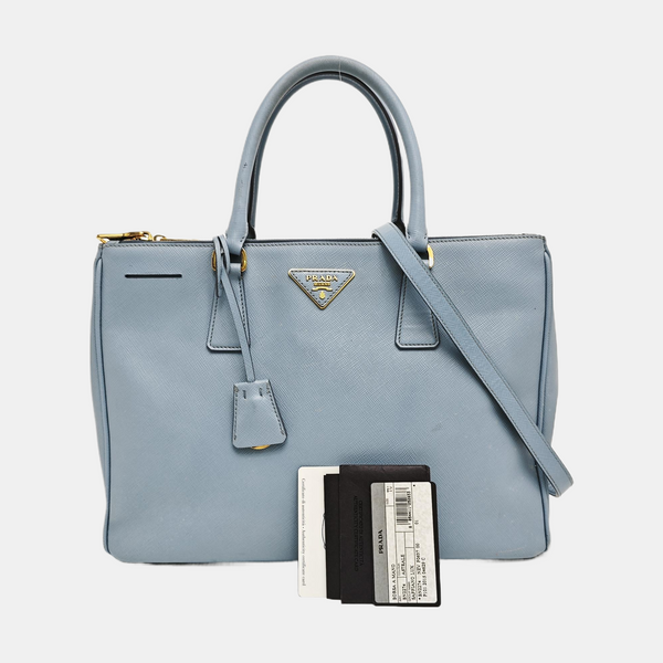 Galleria Extra Large Calfskin Blue