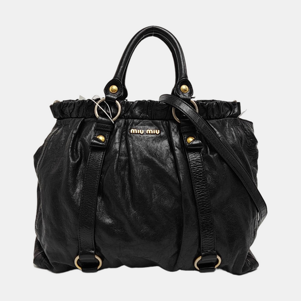 Calfskin Tote Bag Black