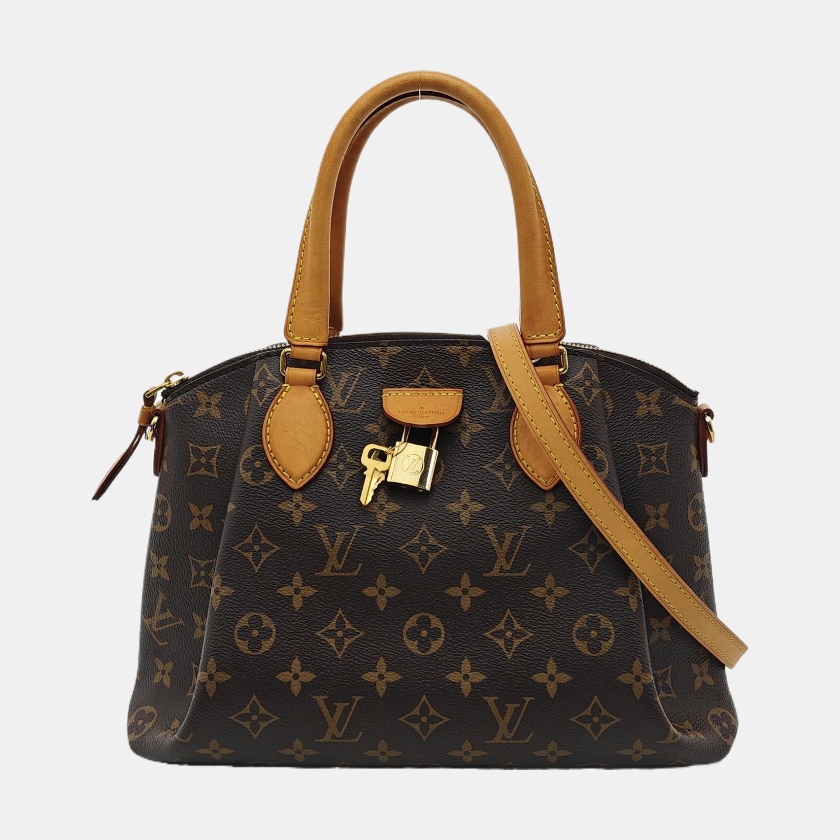 RIVOLI BB Monogram Coated Canvas Brown