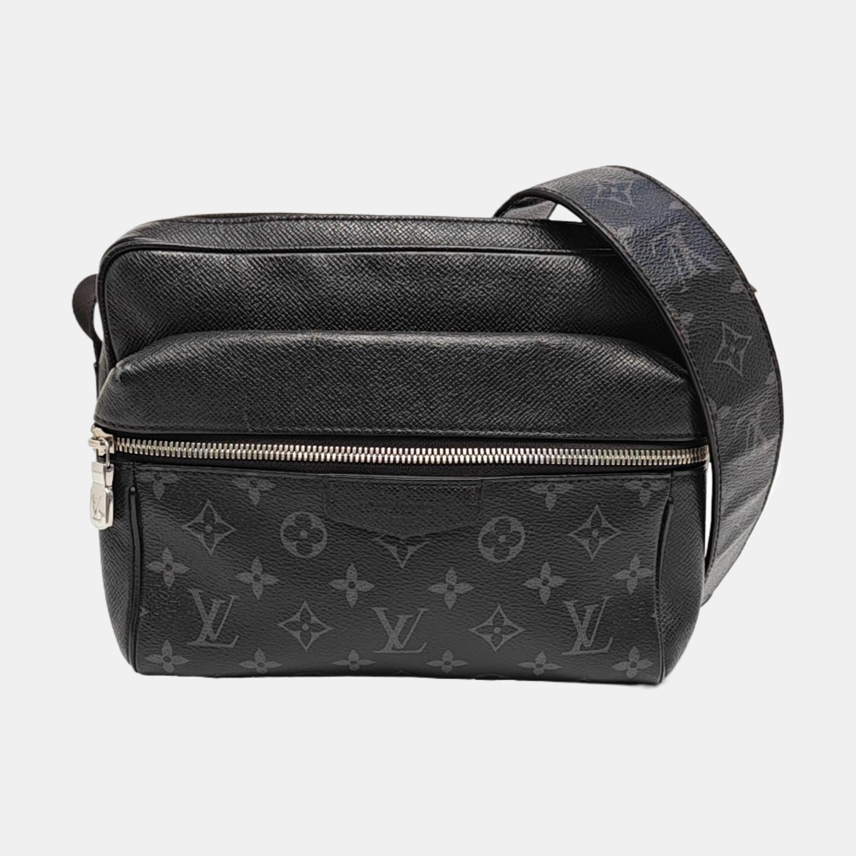 OUTDOOR PM Monogram Coated Canvas Black