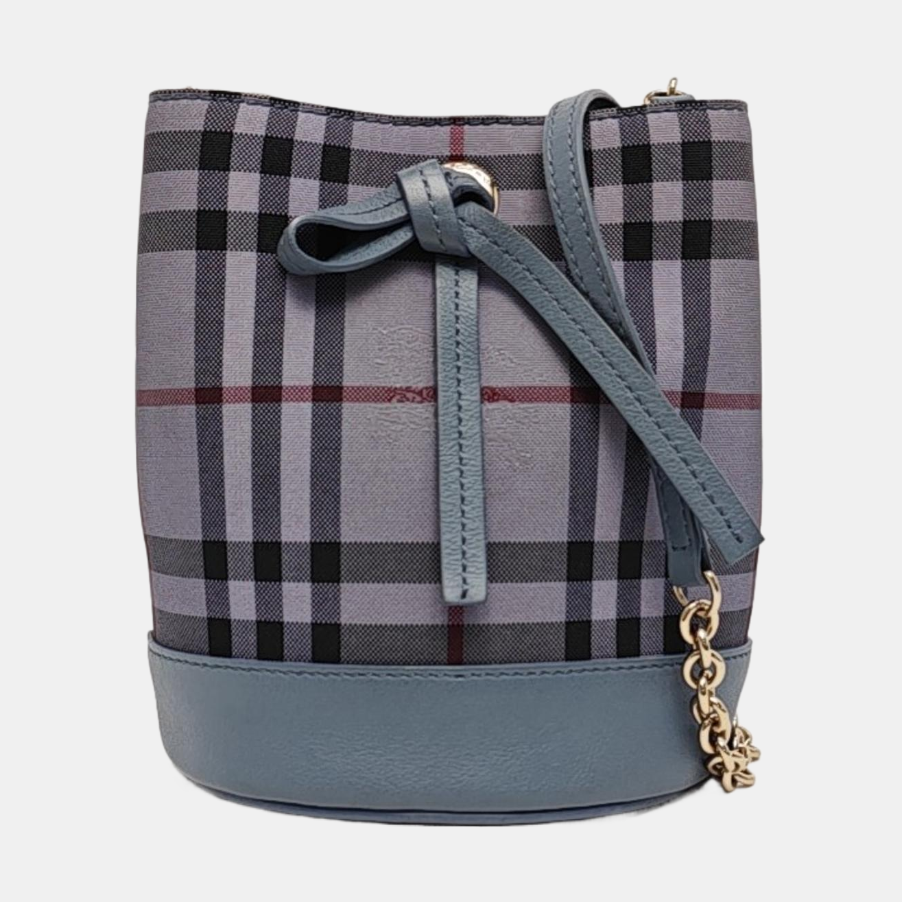 Canvas Bucket Bag Blue