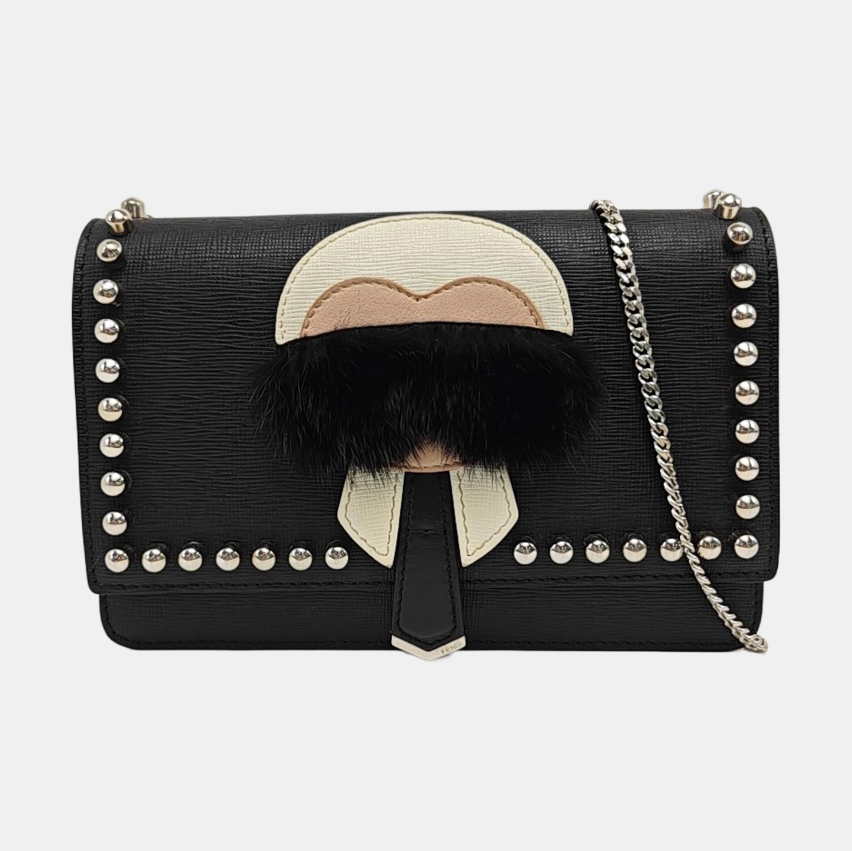 Authenticated pre-owned  Karlito Calfskin Black - Shoulder Bag at Looply