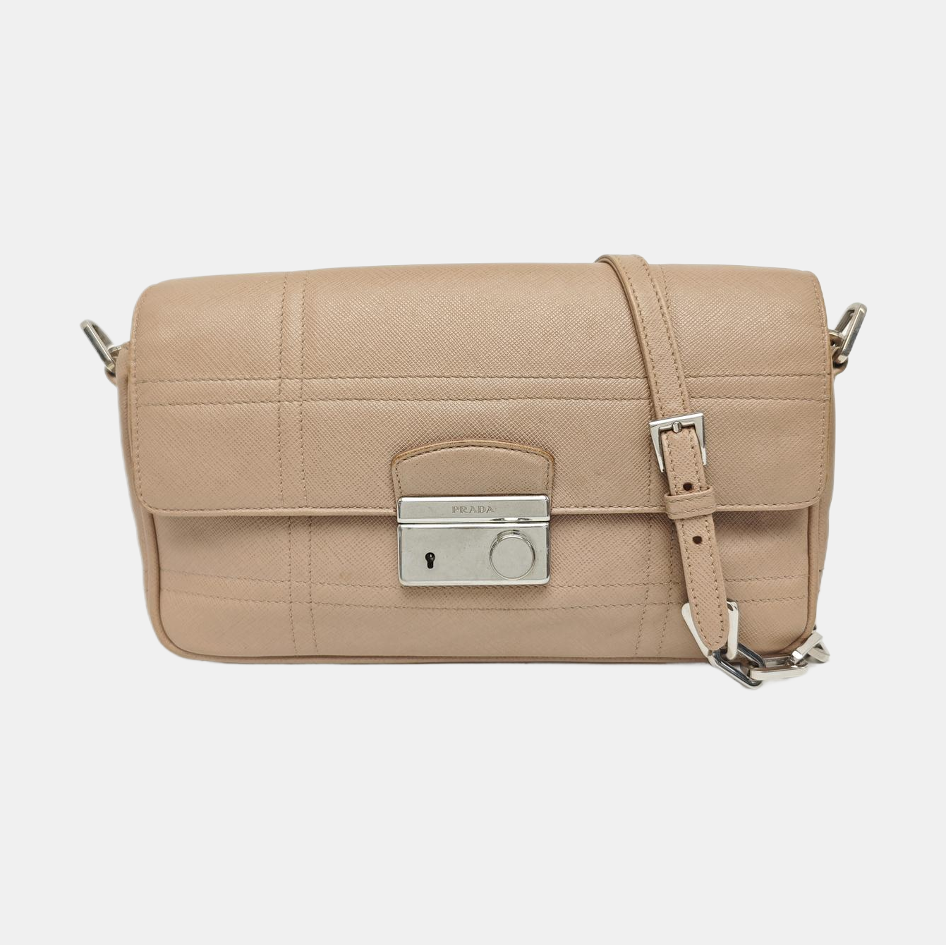 Calfskin Shoulder Bag Pink